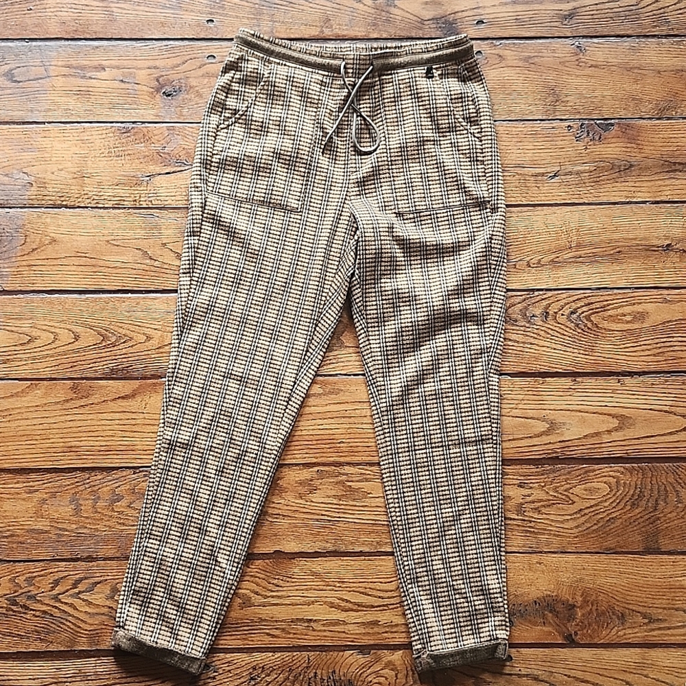 Mavi Anthropologie Plaid Pants 27